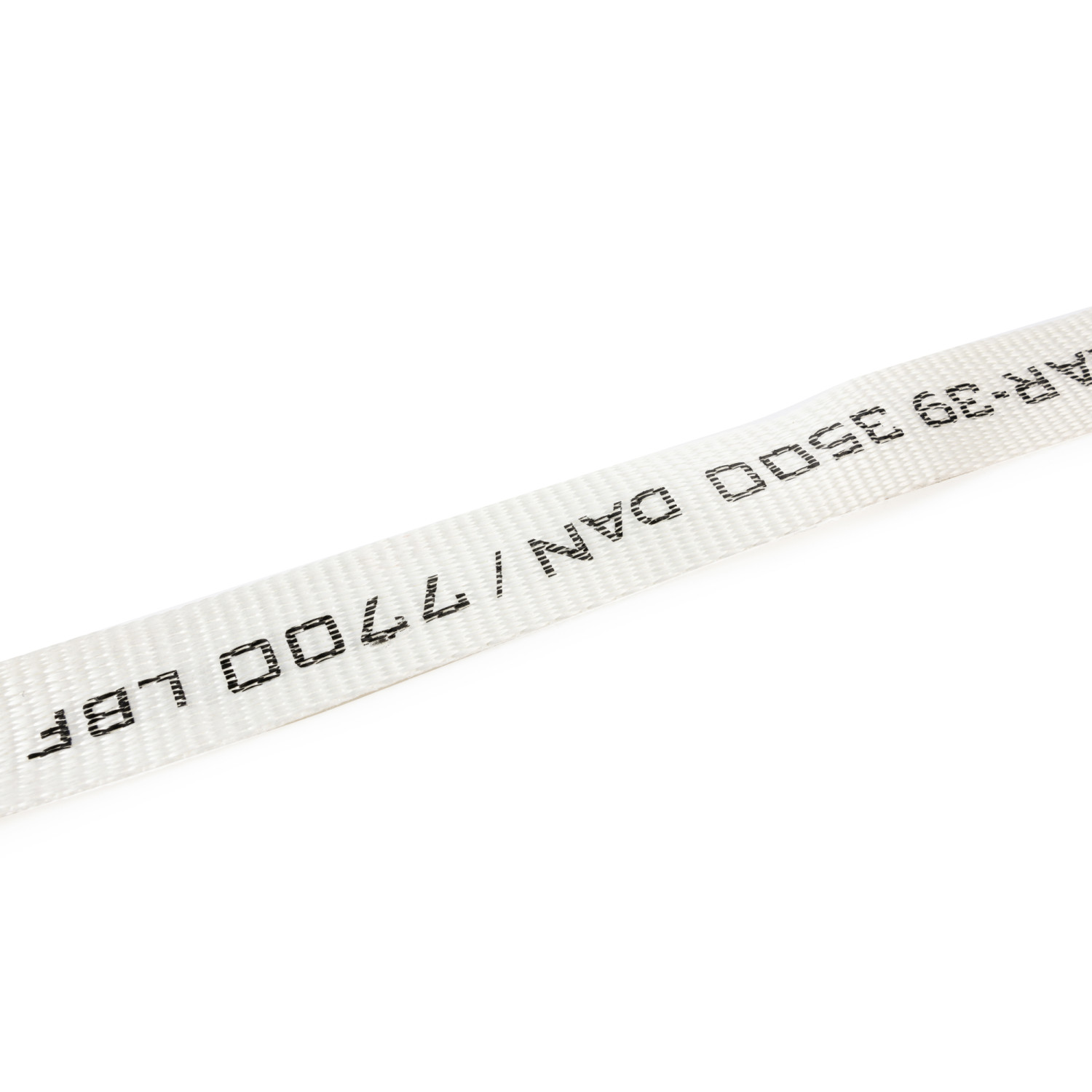 1 1/2" x 656' Woven Cord Lashing, 3500 DAN/ 7700 lbs. Break Strength, AAR Approved, White 1 1/2" x 656' Woven Cord Lashing, 3500 DAN/ 7700 lbs. Break Strength, AAR Approved, White 3